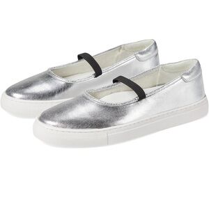 Seychelles Women’s Moon Child Silver Metallic  Sneakers /Ballet Flates Size 9.5